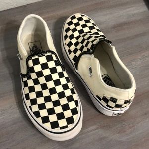 Vans checkerboard slip-on shoes
